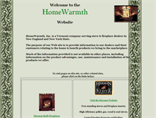 Tablet Screenshot of homewarmth.com